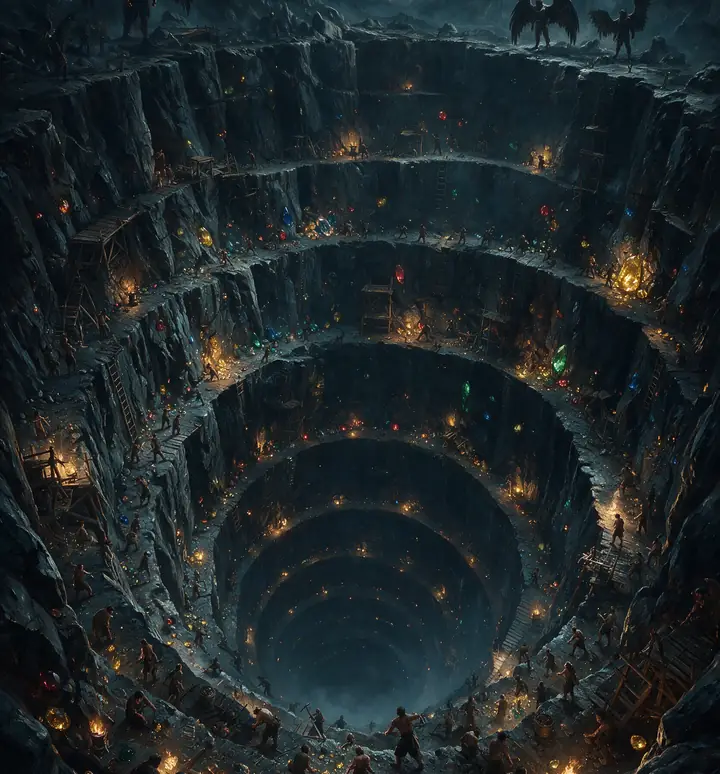 Die schwarze Schlucht von Umbra