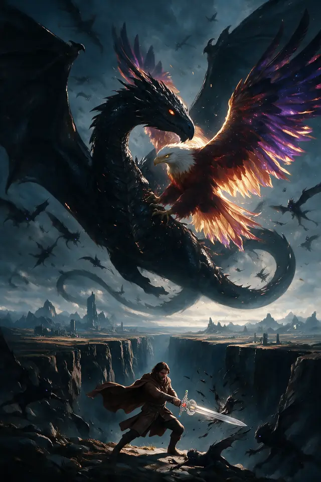Der Drache am Rand des großen Grabens